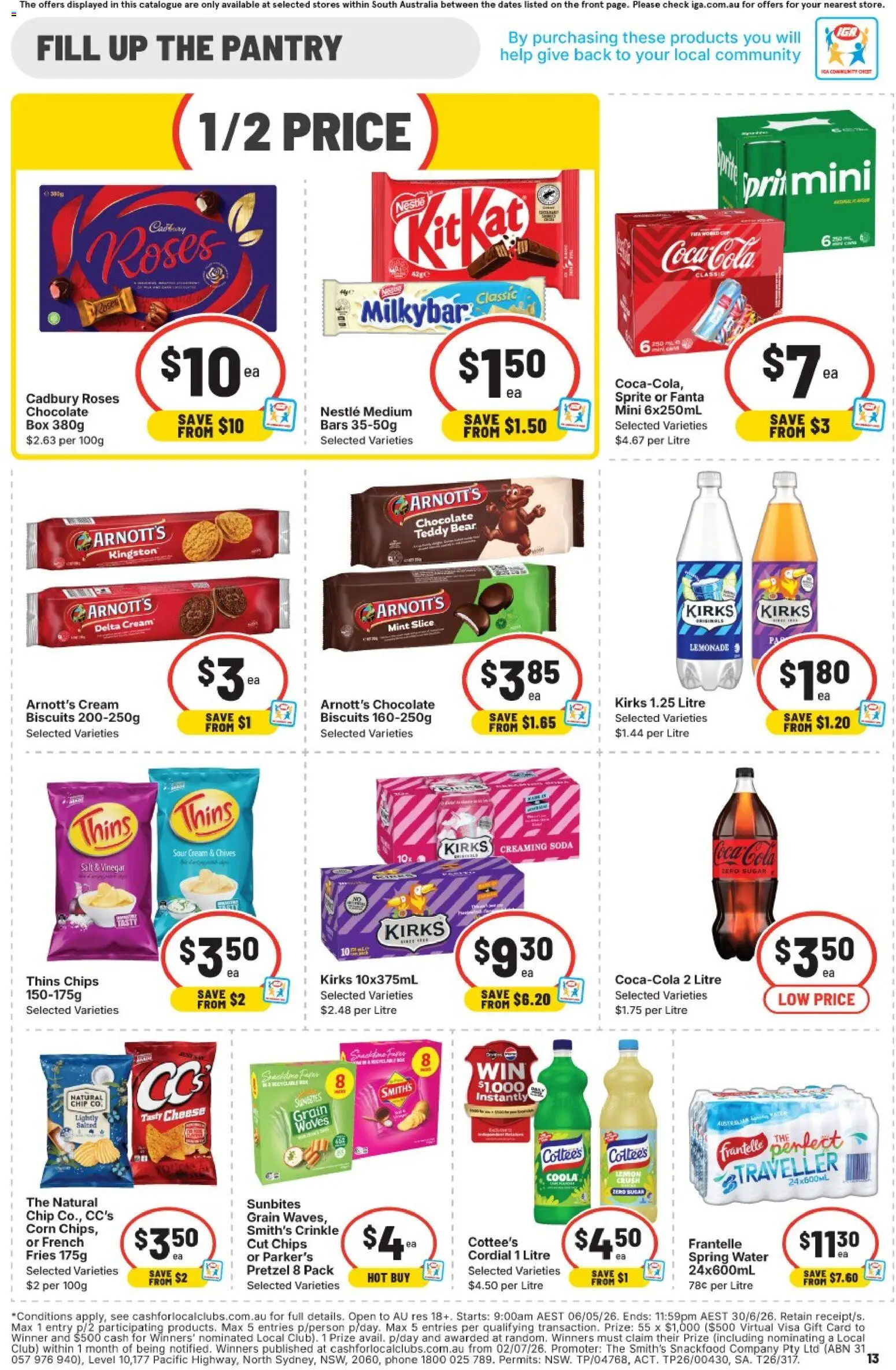 IGA catalogue - valid from 10.06.2026 | Page: 10 | Products: Box, Coca Cola, Cream, Biscuits