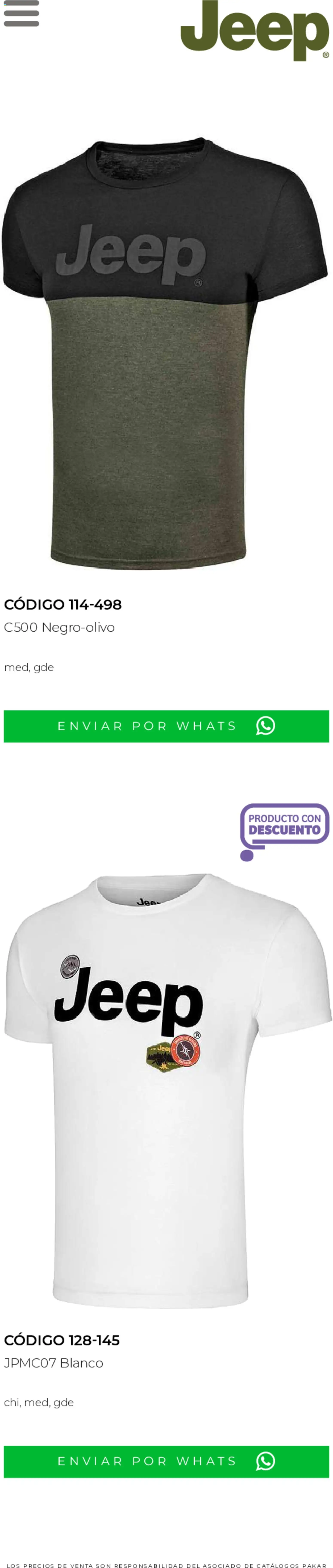 Nuevas ofertas de SC Pakar válidas en toda la República Mexicana desde el 05.06.2026. ¡Encuentra las mejores ofertas en SC Pakar catálogo Verano! | Página: 161
