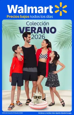 Vista previa de Walmart folleto Colección Verano 2026, nuevo folleto de la tienda, válido en México a partir del 04.06.2026