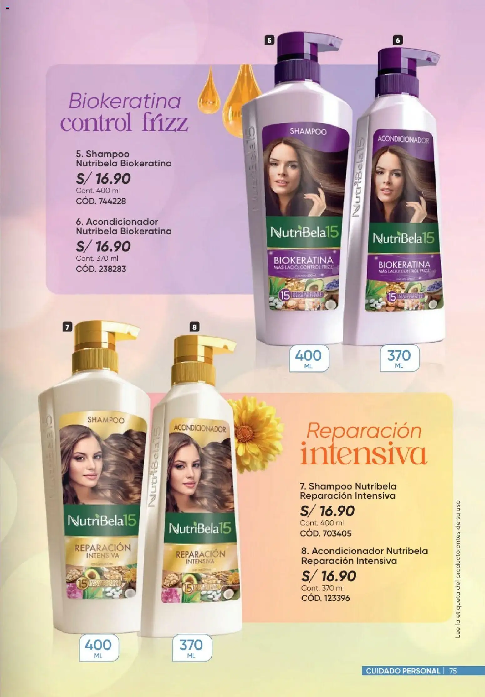 Catálogo Azzorti válido desde 20/09/2026 | Página: 75 | Productos: Shampoo, Acondicionador