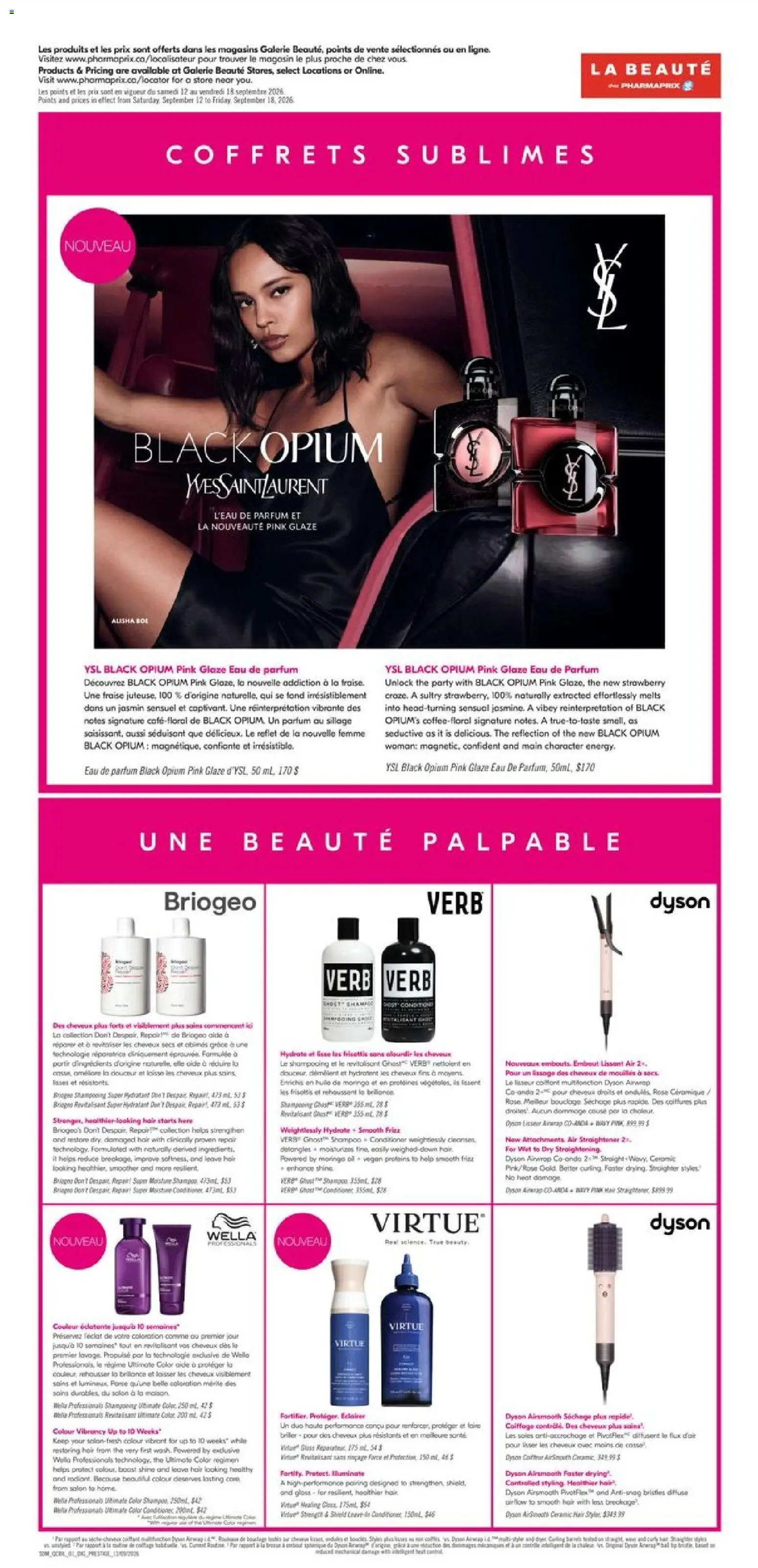 Pharmaprix flyer valid from Sep 12, 2026 | Page: 9 | Products: Conditioner