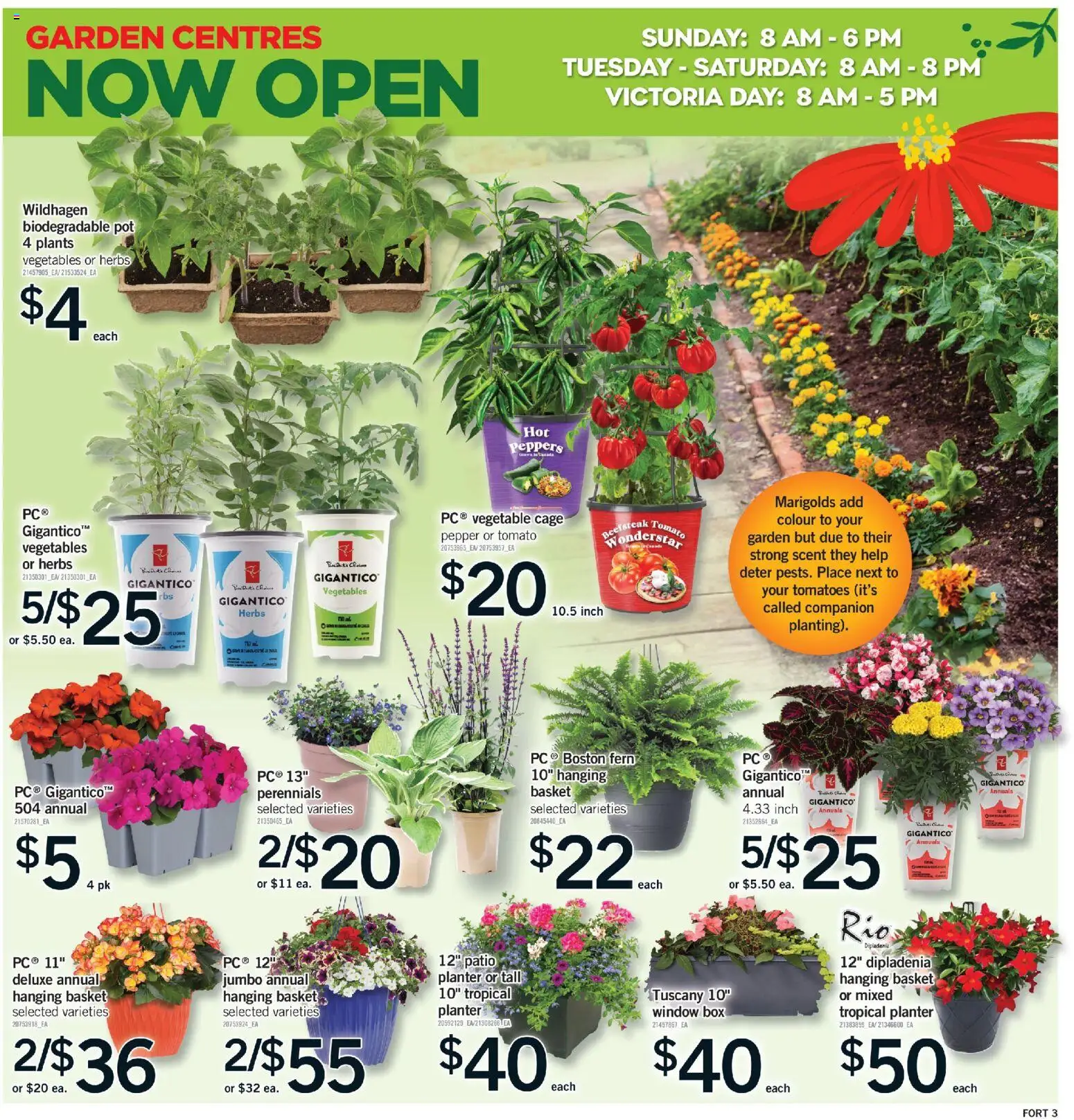 Fortinos flyer valid from 14.05.2026 | Page: 4 | Products: PC, Box, Basket, Tomatoes