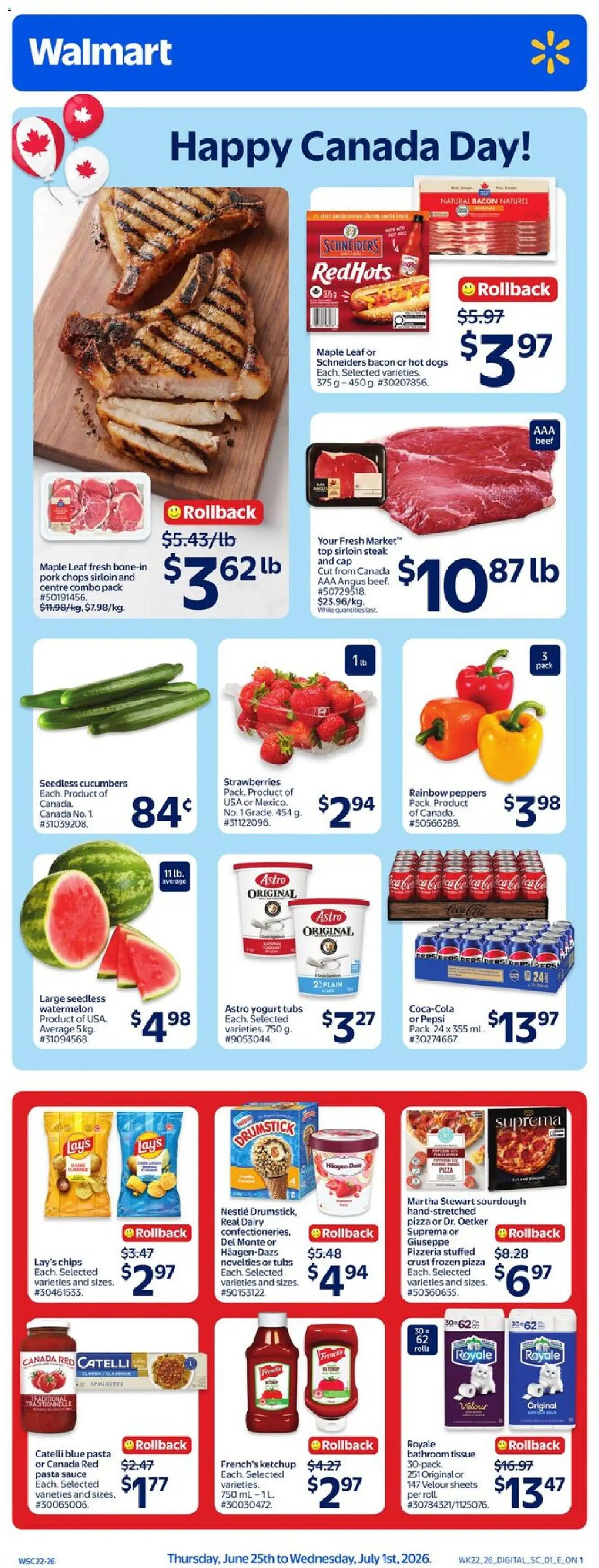 Walmart supermarkets catalogue 