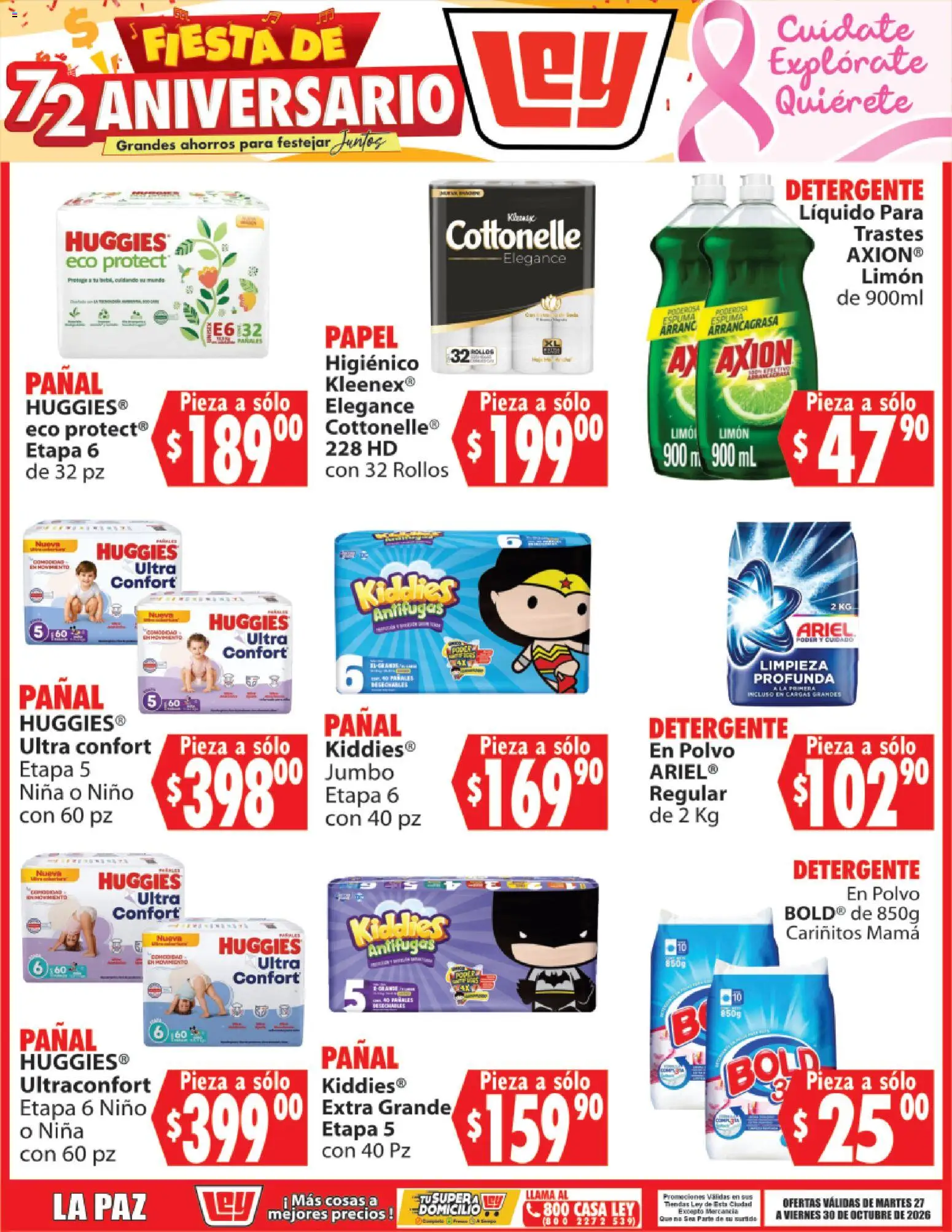 Nuevas ofertas de Casa Ley válidas en toda la República Mexicana desde el 27/10/2026. ¡Encuentra las mejores ofertas en Casa Ley folleto Autoservicio La Paz! | Página: 3