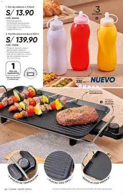 Vista previa de folleto Azzorti catálogo - Campaña 14 de la Azzorti válido desde 31/08/2026 | Página: 254 | Productos: Mangos, Parrilla
