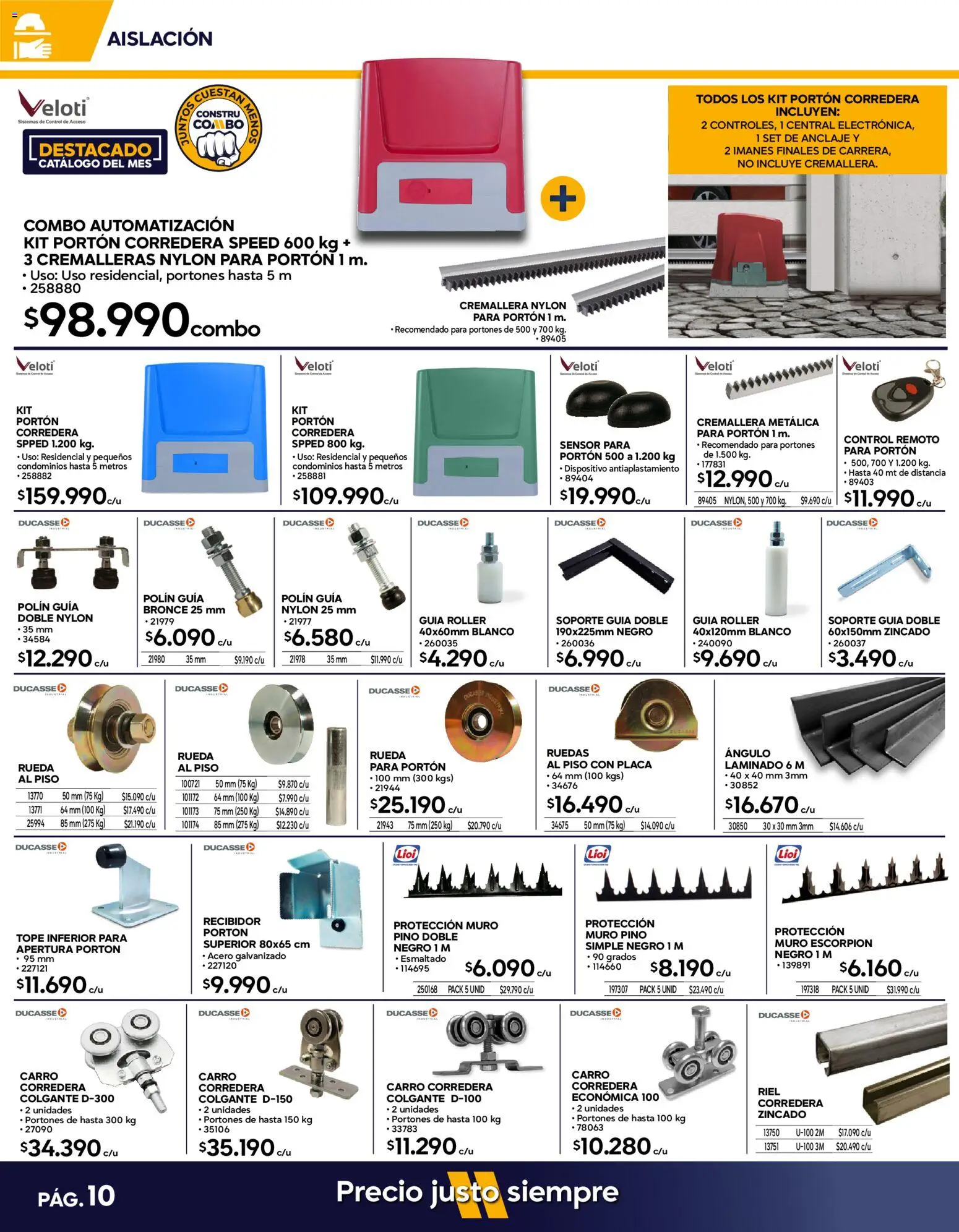 Construmart Ofertas │ válido desde el 01.06.2026 | Página: 10 | Productos: Control remoto, Riel, Recibidor