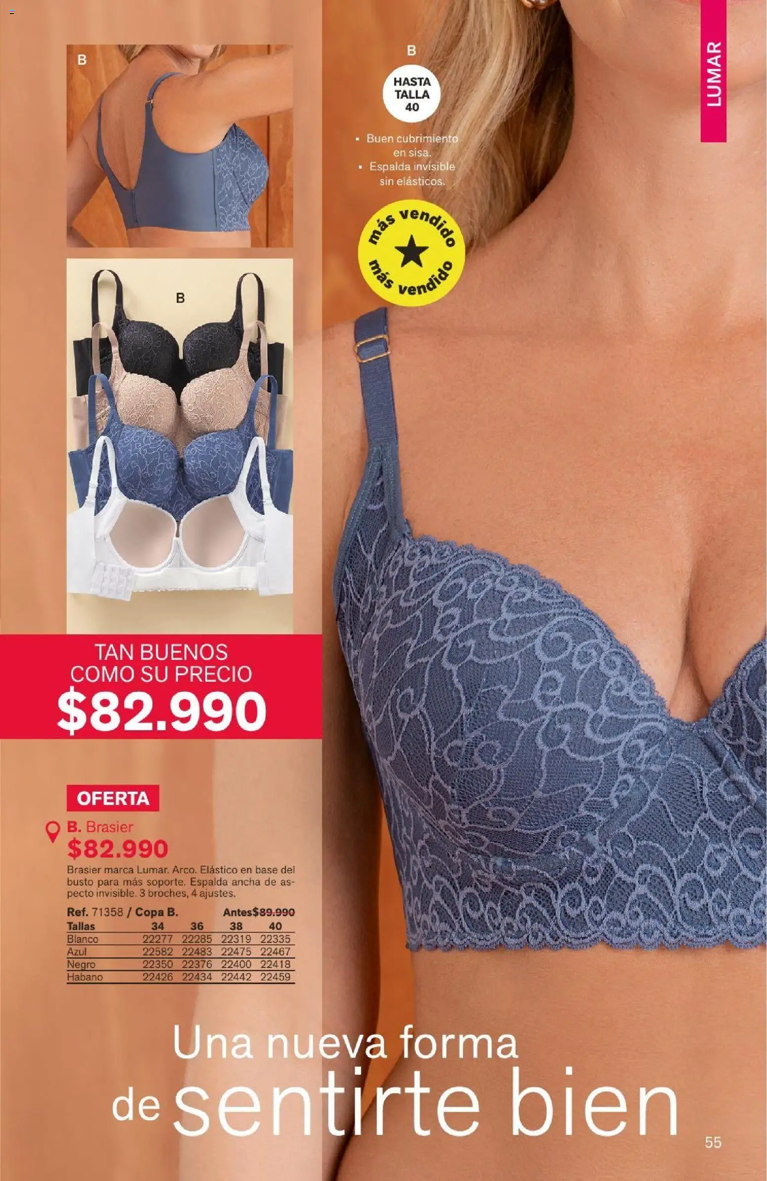 Leonisa revista - valida desde el 04/08/2026 | Página: 55 | Productos: Brasier