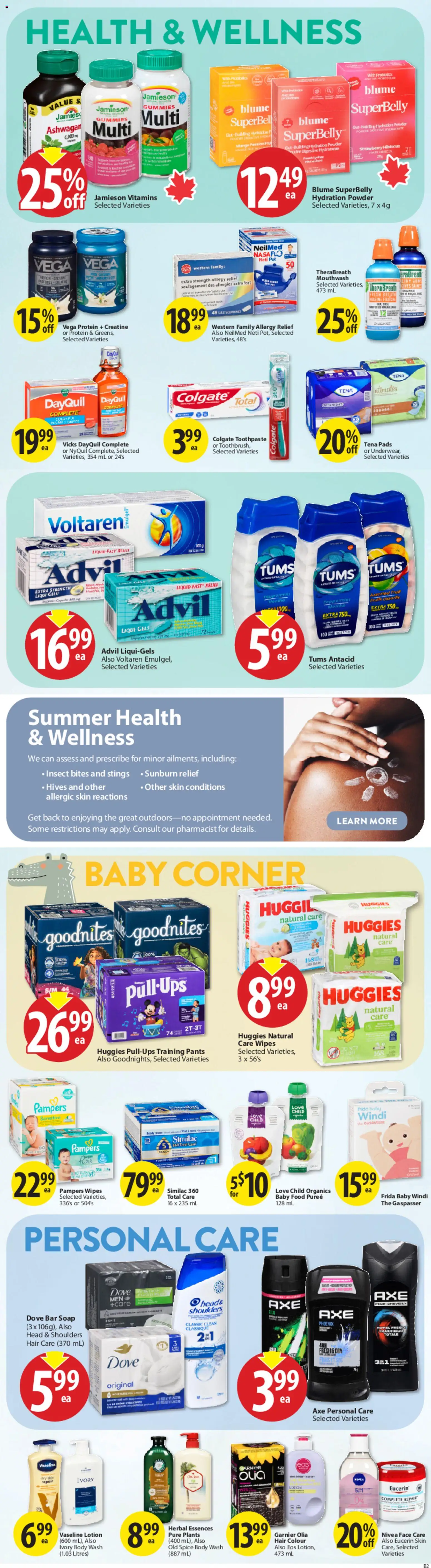Save on foods flyer valid from Jun 25, 2026 | Page: 31 | Products: Body wash, Toothpaste, Mouthwash, Pants