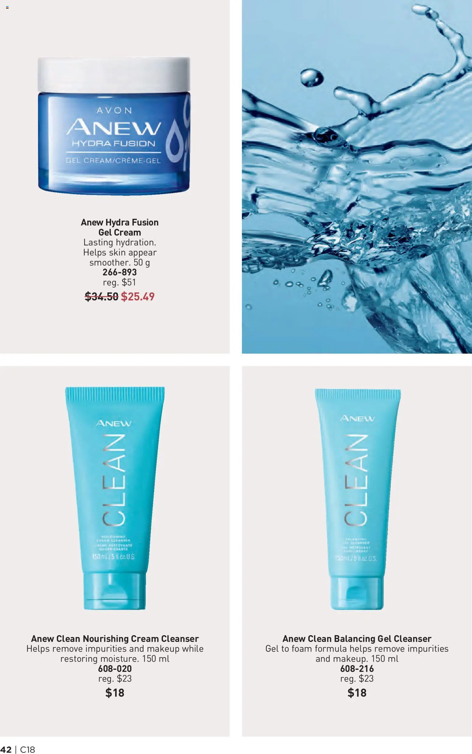 Avon flyer valid from Aug 27, 2026 | Page: 42 | Products: Cream, Foam