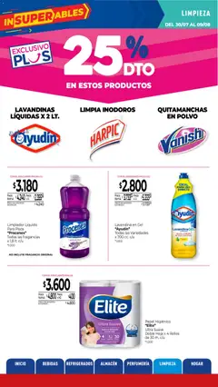 Vista previa La Anonima catálogo válido desde el 30/07/2026 | Página: 32 | Productos: Fragancia, Polvo, Agua, Limpiador