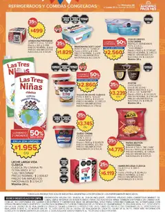 Vista previa Carrefour ofertas válido desde el 26/08/2026 | Página: 43 | Productos: Comidas congeladas, Queso crema, Hamburguesa, Postre
