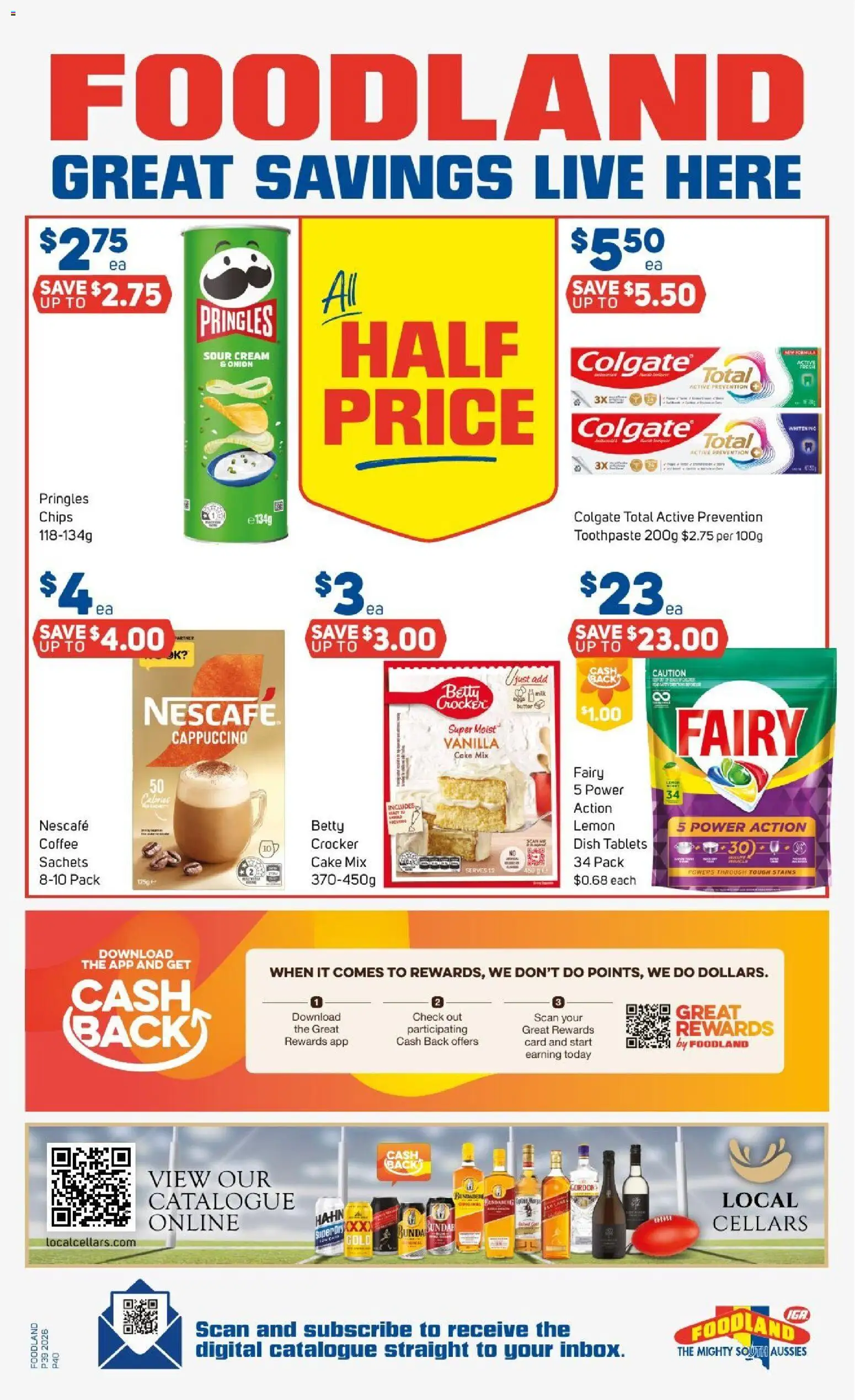 Foodland catalogue - valid from 23/09/2026 | Page: 40 | Products: Coffee, Sour cream, Sachets, Cappuccino