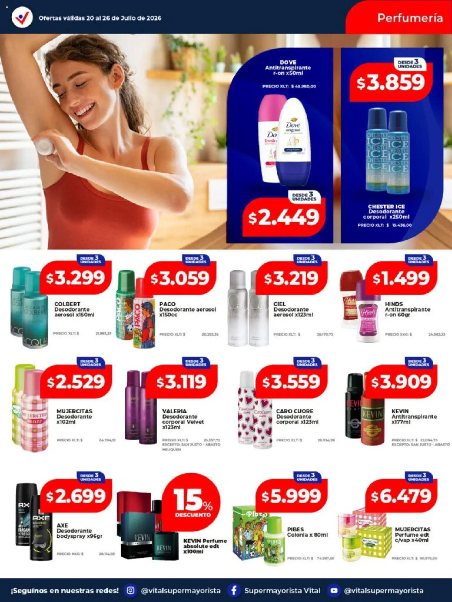 Vital - Ofertas │ válido desde el 20/07/2026 | Página: 4 | Productos: Perfume, Desodorante, Antitranspirante