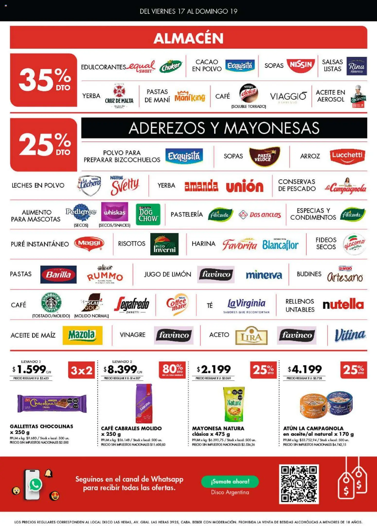 Disco ofertas │ válido desde el 17/07/2026 | Página: 3 | Productos: Disco, Mayonesa, Maiz, Limón