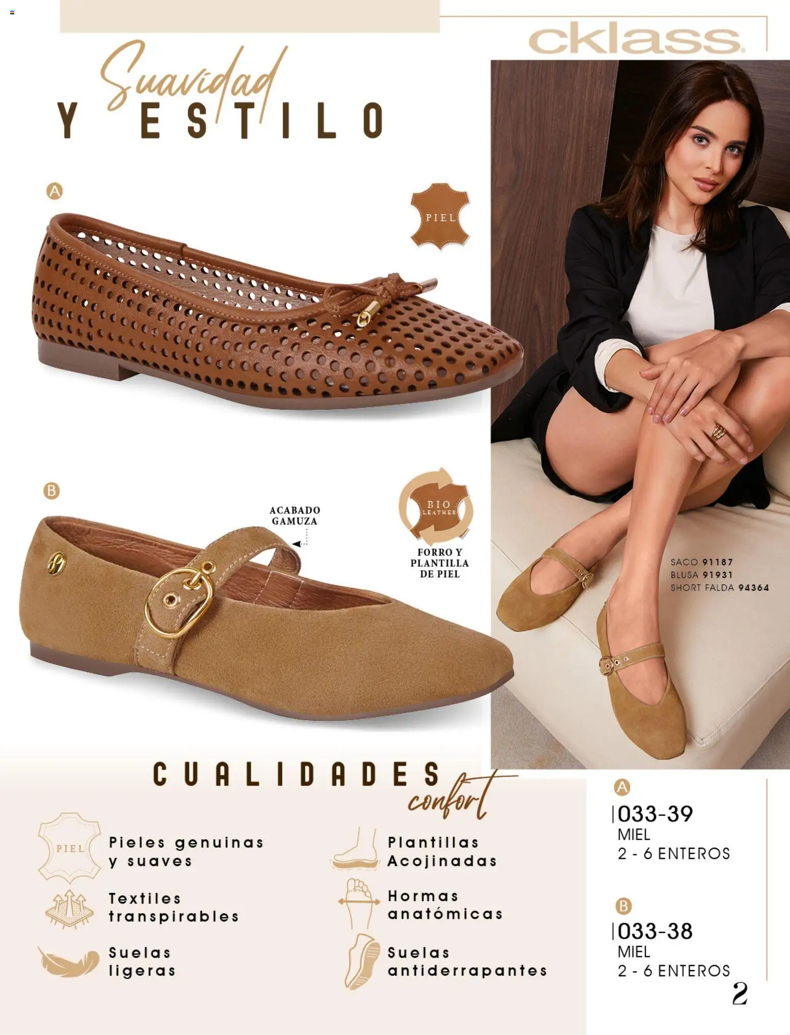 Nuevas ofertas de Cklass válidas en toda la República Mexicana desde el 08/07/2026. ¡Encuentra las mejores ofertas en Cklass catálogo Confort! | Página: 3 | Productos: Blusa, Gamuza, Falda, Short