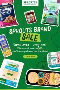 Preview of Sprouts weekly ads valid from 29.04.2026