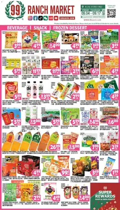 Preview of 99 Ranch Market weekly ads valid from 09/04/2026