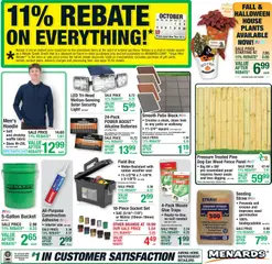 Preview of Menards weekly ads valid from 10/01/2026