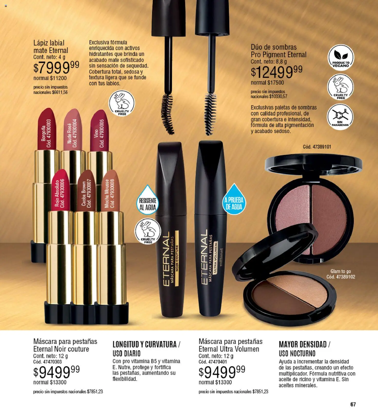 Millanel - Catálogo │ válido desde el 27.04.2026 | Página: 67 | Productos: Mate, Mousse, Agua, Vino