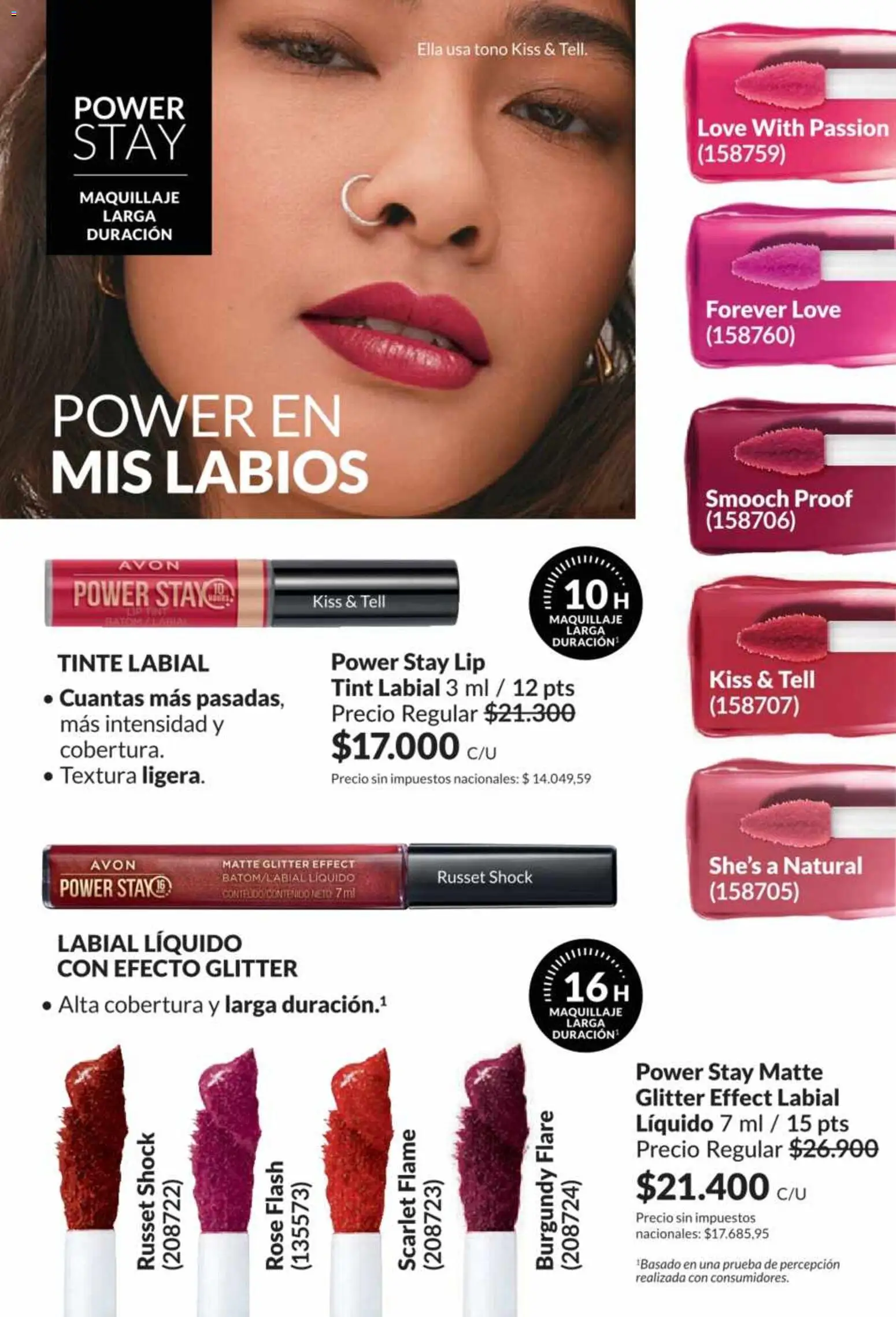 Catálogo AVON Campaña 5/2026 │ válido desde el 01.05.2026 | Página: 31 | Productos: Maquillaje, Glitter