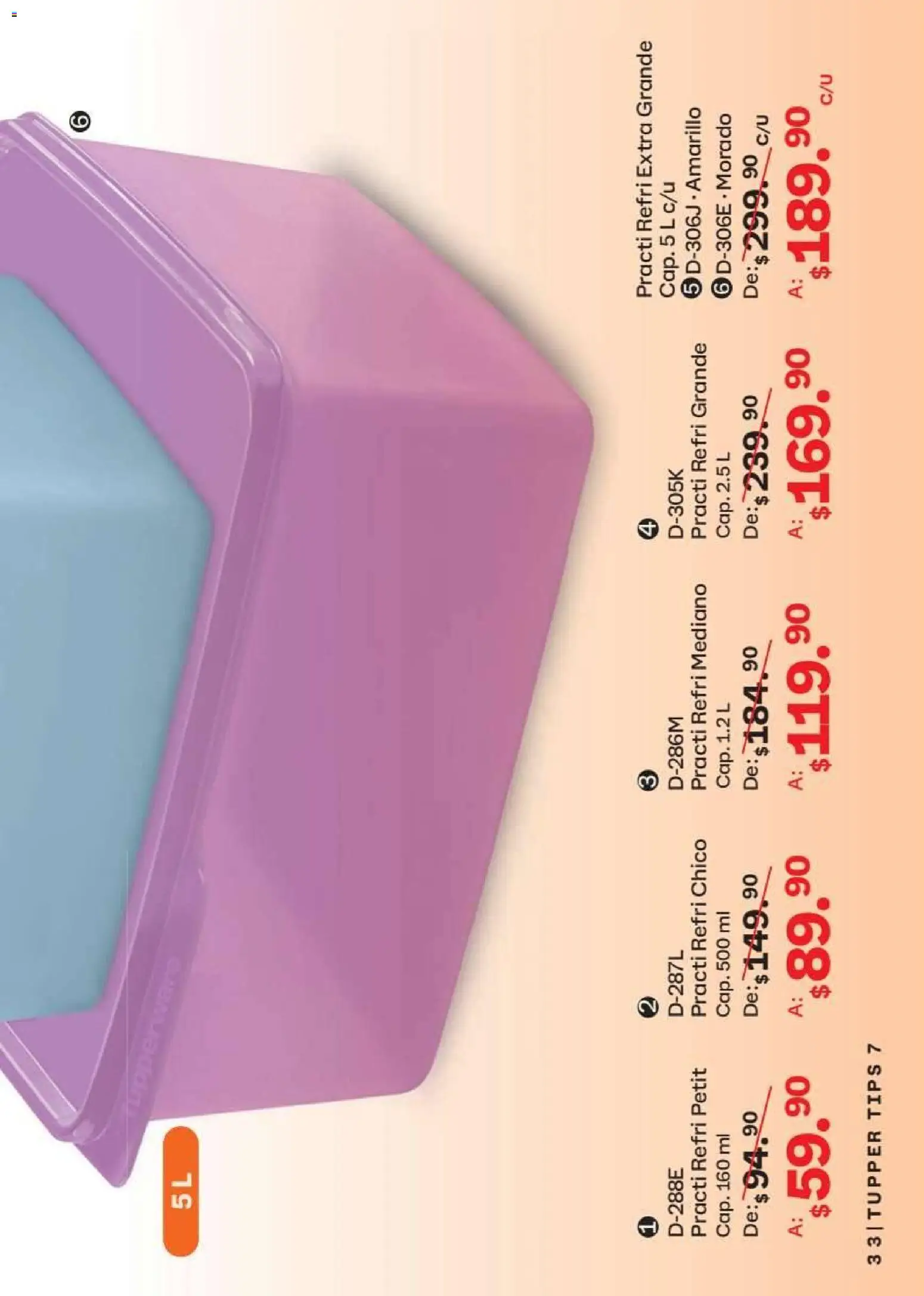 Nuevas ofertas de Tupperware válidas en toda la República Mexicana desde el 15.06.2026. ¡Encuentra las mejores ofertas en Tupperware catálogo! | Página: 33