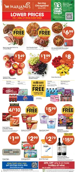 Preview of Mariano's weekly ads valid from 10/21/2026