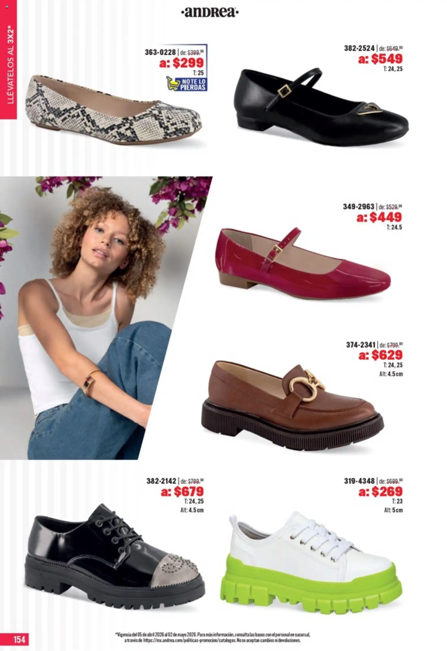 Nuevas ofertas de Andrea válidas en toda la República Mexicana desde el 05.04.2026. ¡Encuentra las mejores ofertas en Andrea catálogo Outlet! | Página: 154