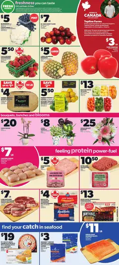 Preview of Loblaws weekly flyer / circulaire from shop Loblaws valid from Jul 2, 2026 | Page: 4 | Products: Flakes, Bag, Pork, Tomatoes