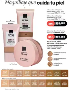 Avon Ciclo 8 -  Vista previa de la revista de la tienda Avon valido desde el 01.08.2026 | Página: 29 | Productos: Base de maquillaje, Serum, Maquillaje, Polvo
