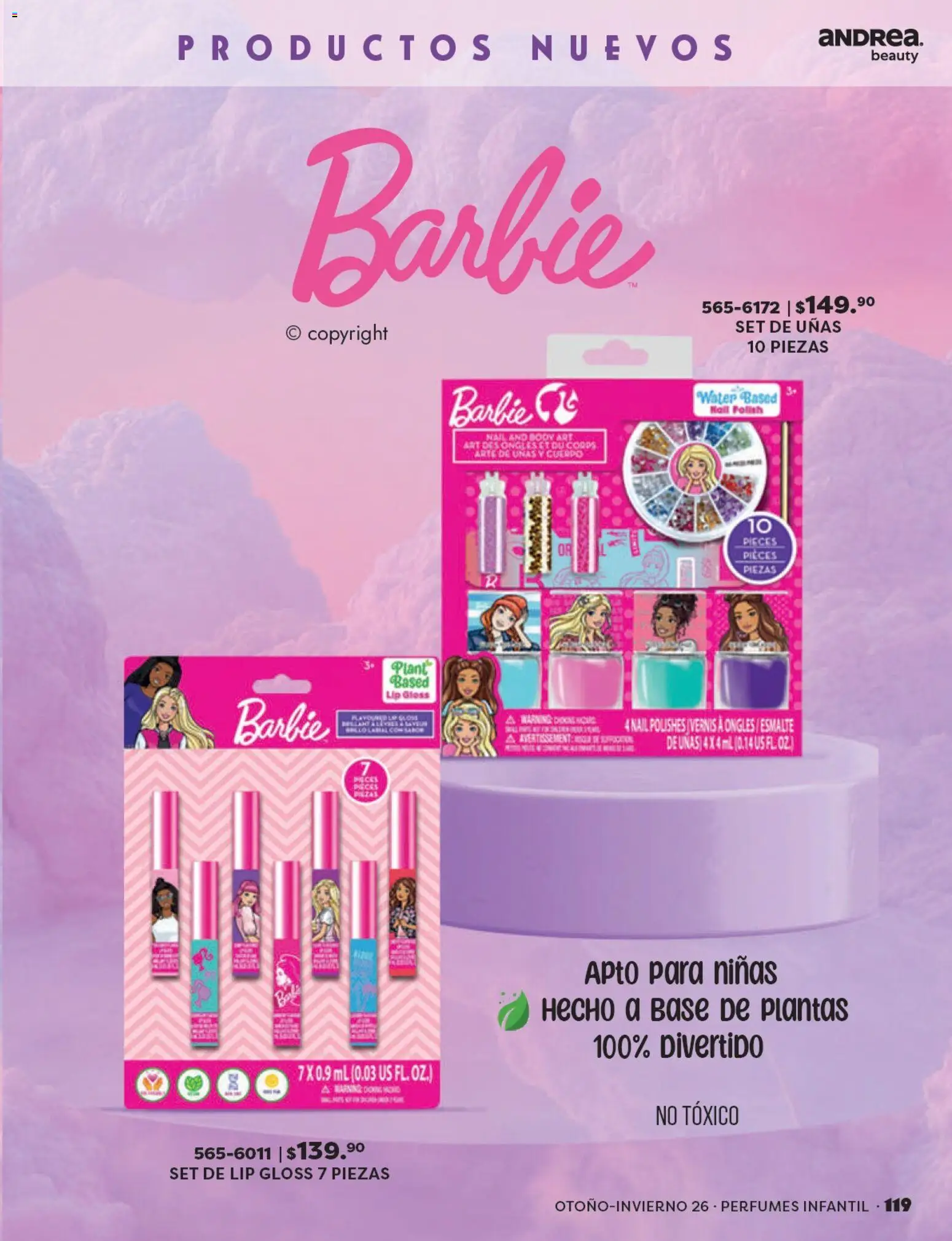Nuevas ofertas de Andrea válidas en toda la República Mexicana desde el 23/08/2026. ¡Encuentra las mejores ofertas en Andrea catálogo Beauty! | Página: 119 | Productos: Perfumes, Esmalte de uñas