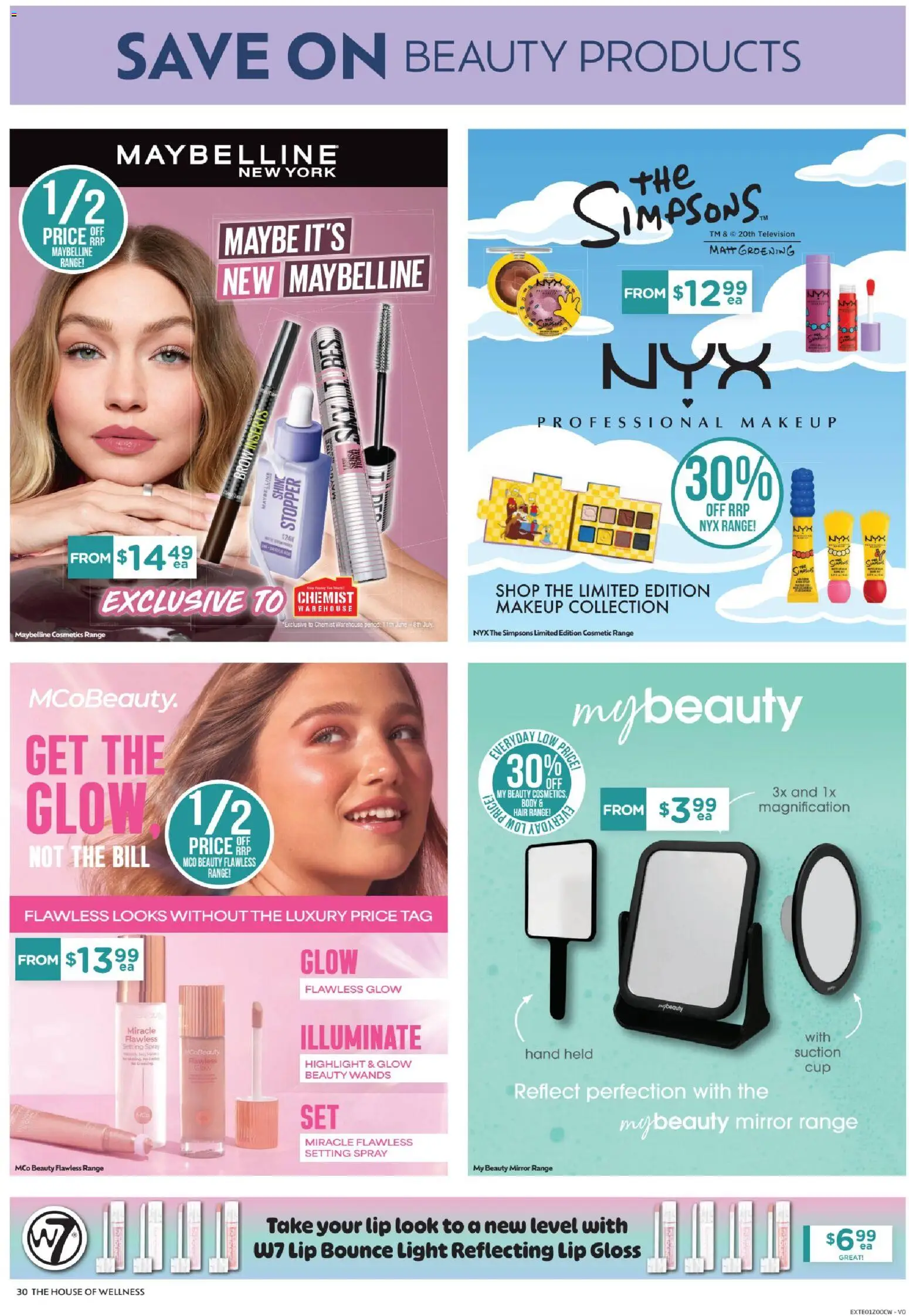 Chemist Warehouse catalogue - valid from 11.06.2026 | Page: 30 | Products: Light, Lip gloss, Makeup, Television