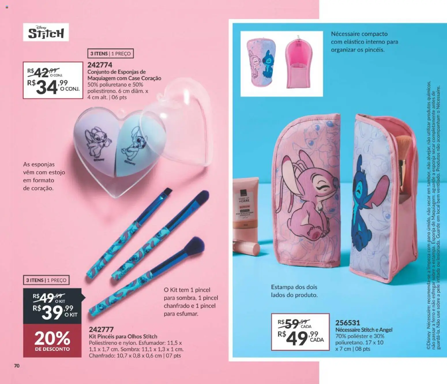 Avon Folheto - válido de 19/07/2026 | Página: 74 | Produtos: Ferro, Pincel, Esponja, Necessaire