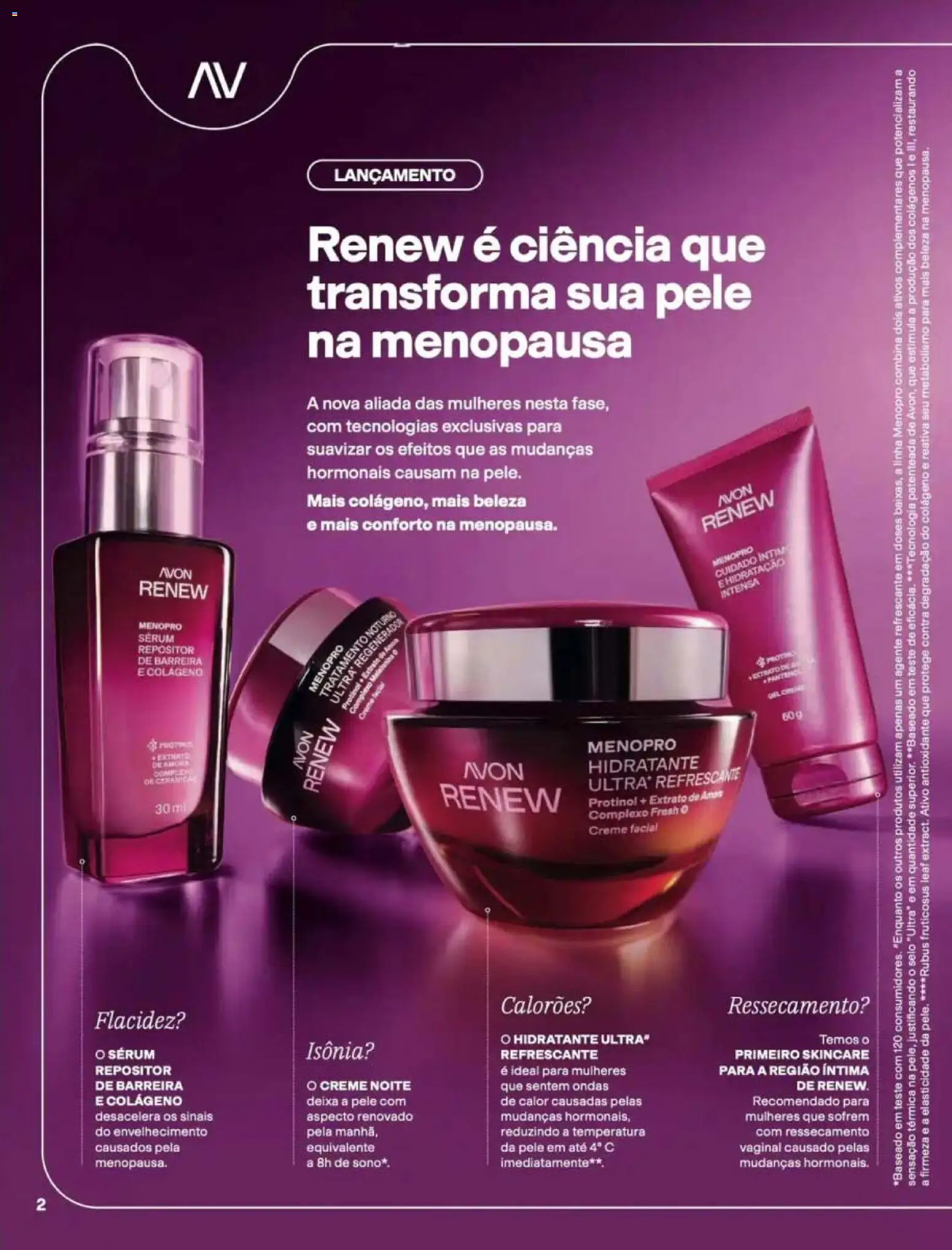 Avon Folheto - válido de 12/10/2026 | Página: 2 | Produtos: Creme facial, Colágeno, Sérum, Creme