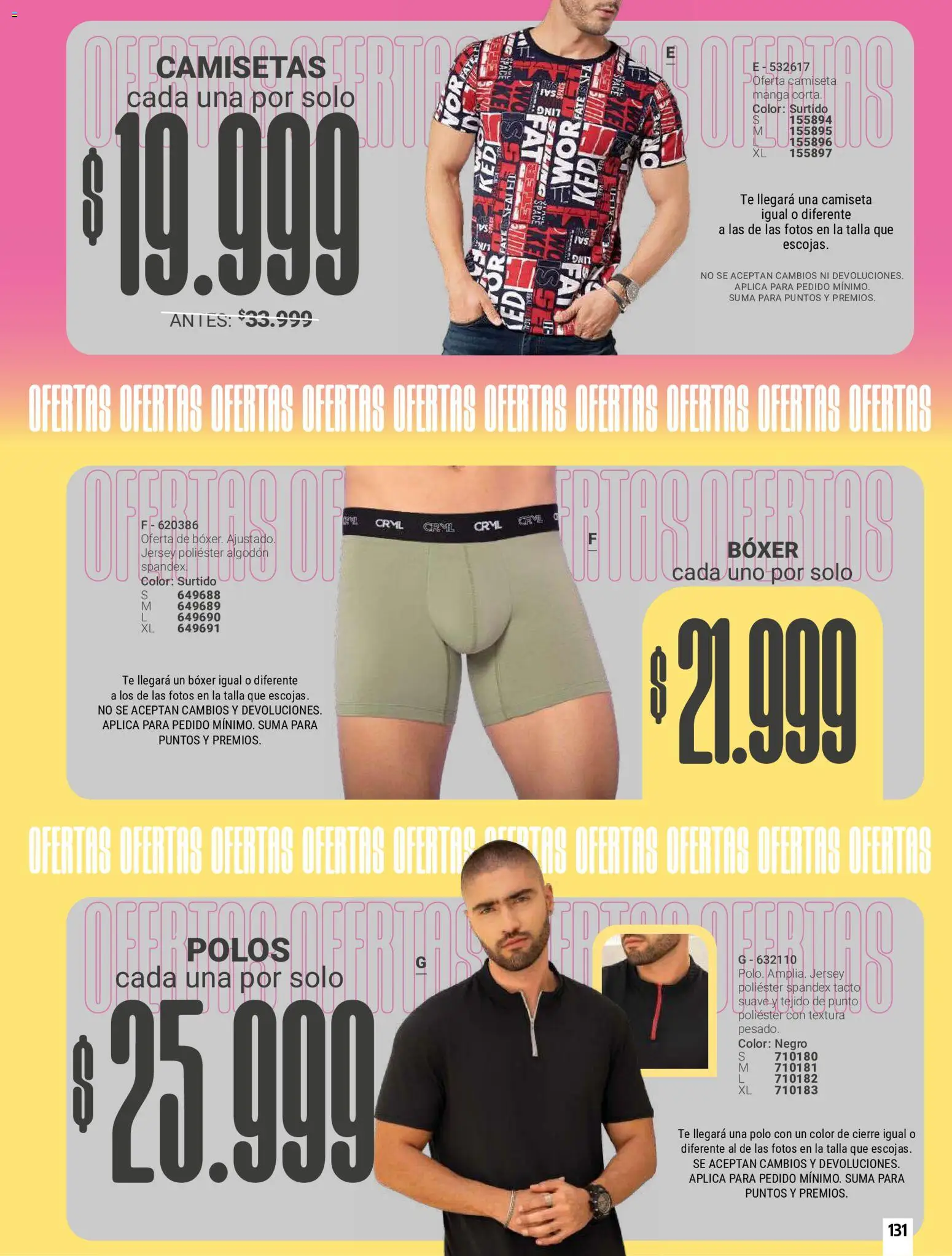 Carmel revista - valida desde el 01/07/2026 | Página: 131 | Productos: Té, Camiseta