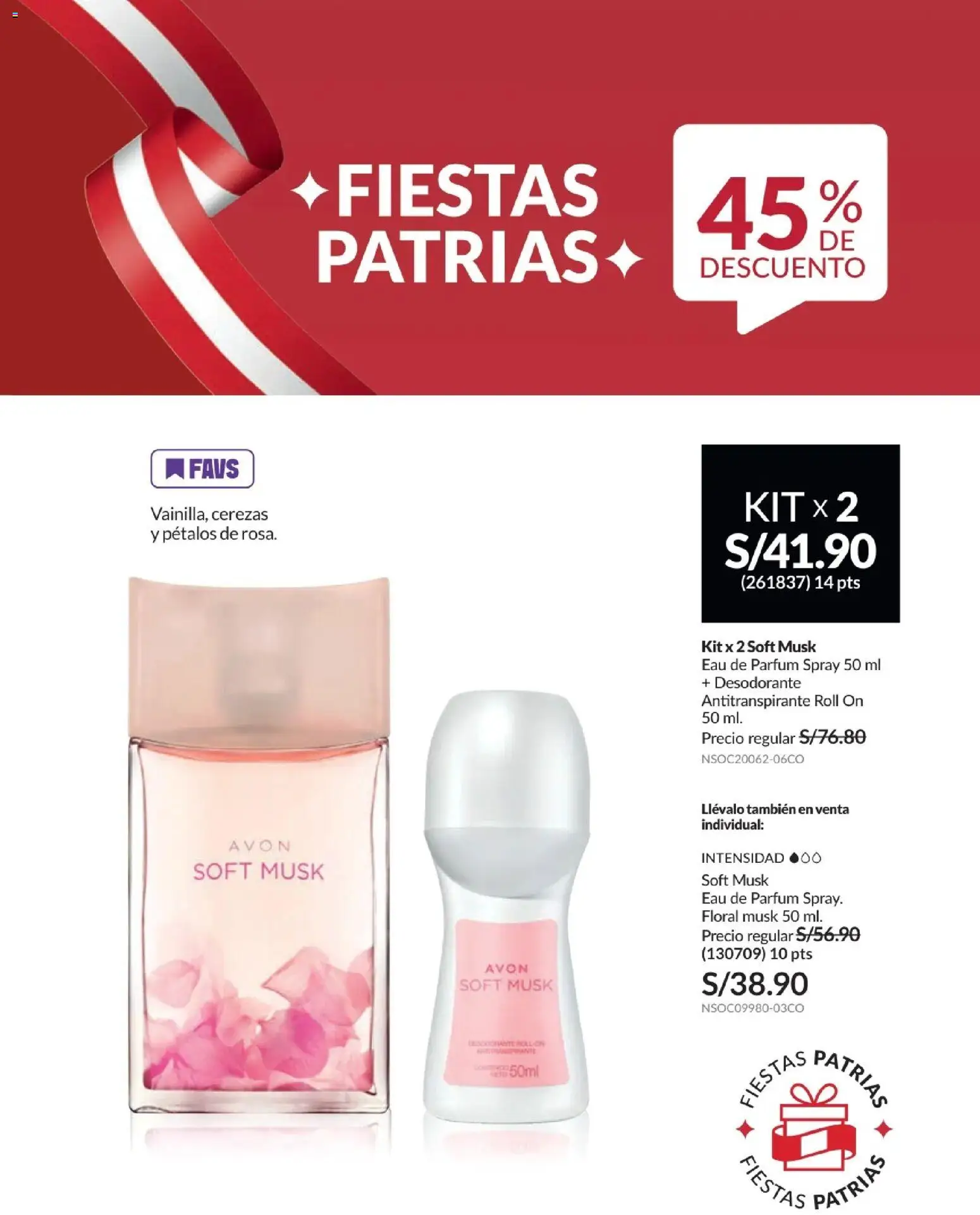 Catálogo Avon válido desde 01/07/2026 | Página: 97 | Productos: Desodorante, Antitranspirante