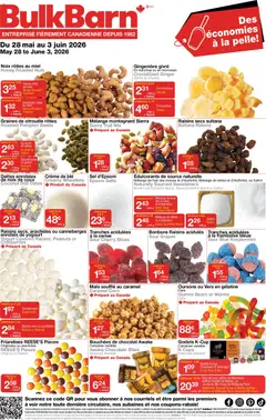 Preview of Bulk Barn weekly flyer / circulaire from shop Bulk Barn valid from 28.05.2026