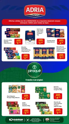 Semar Supermercado ofertas Adria - Pré-Visualização do folheto da loja Semar Supermercado, válido de 03.06.2026