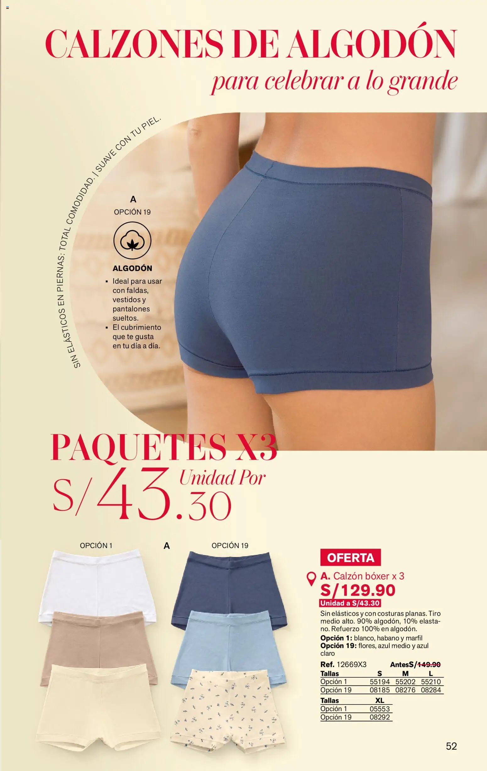 Catálogo Leonisa válido desde 25/06/2026 | Página: 52 | Productos: Té, Pantalones