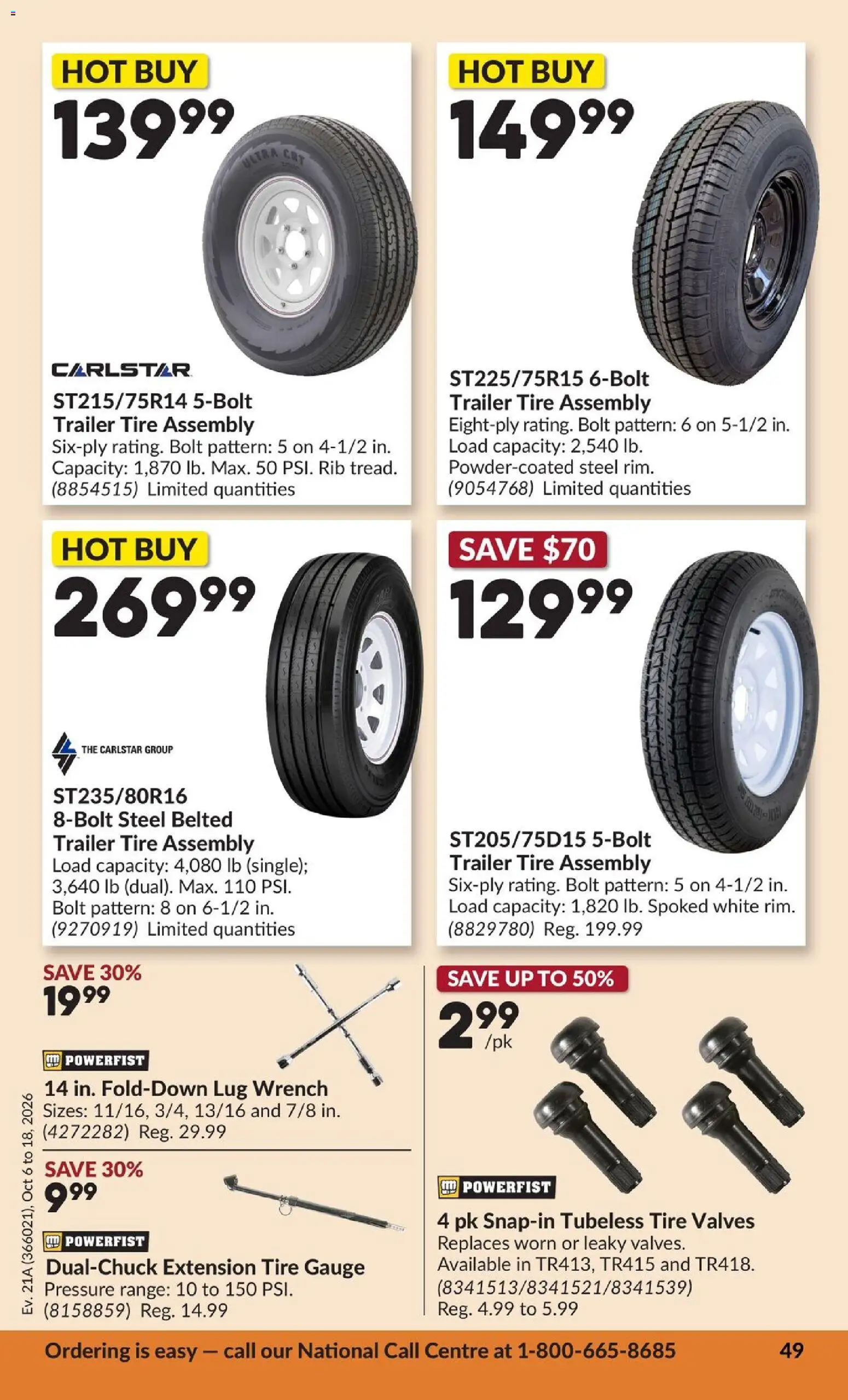 Princess Auto flyer valid from Oct 6, 2026 | Page: 55 | Products: Trailer