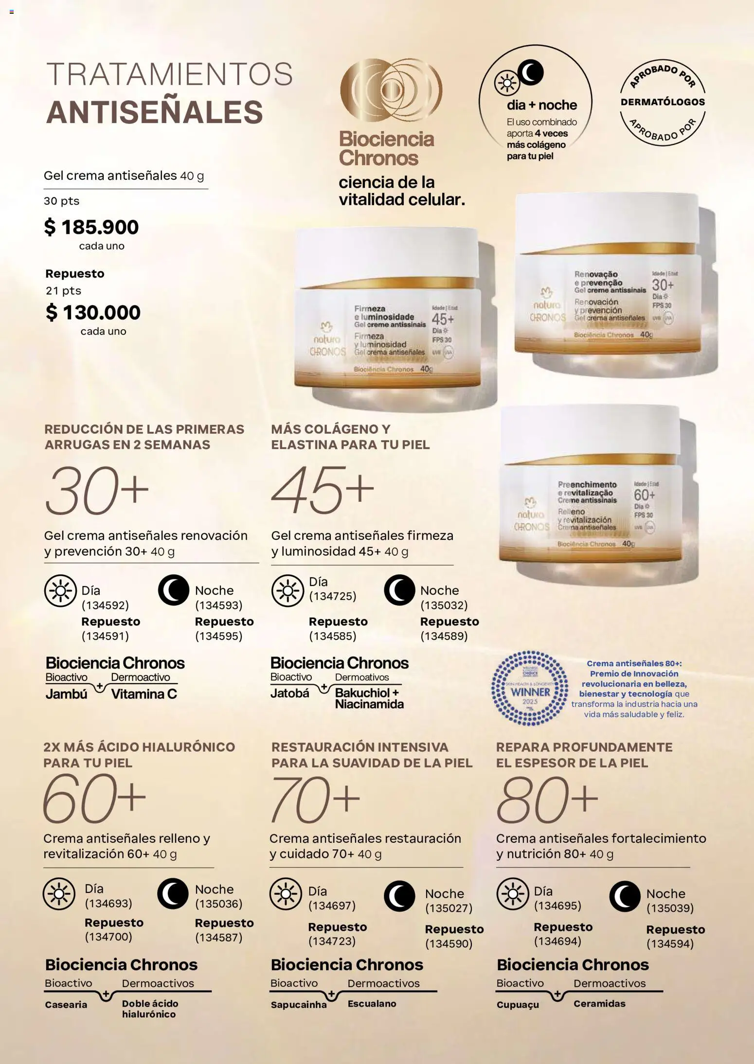 Natura revista - valida desde el 22/07/2026 | Página: 105 | Productos: Crema