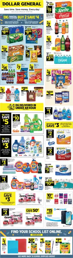 Preview of Dollar General weekly ads valid from 07/19/2026 | Page: 1