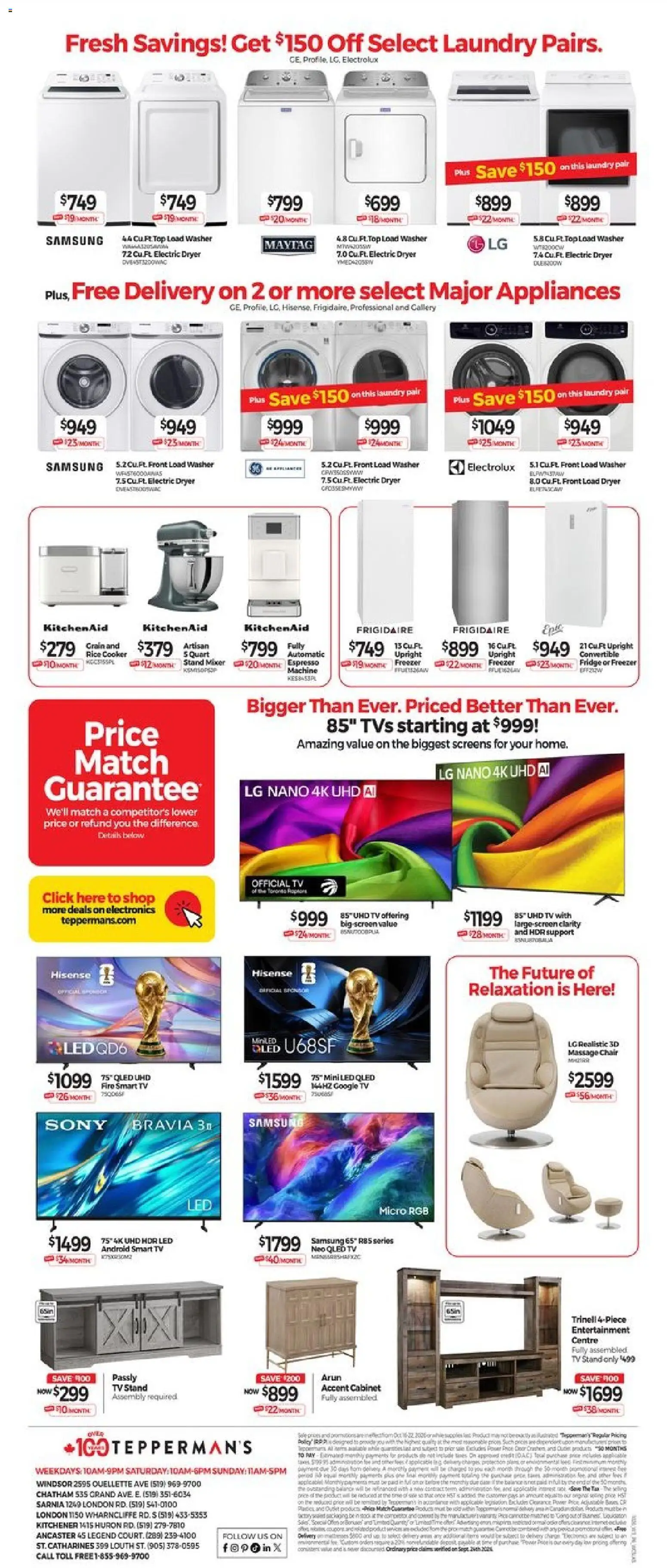Tepperman's flyer valid from Oct 16, 2026 | Page: 10