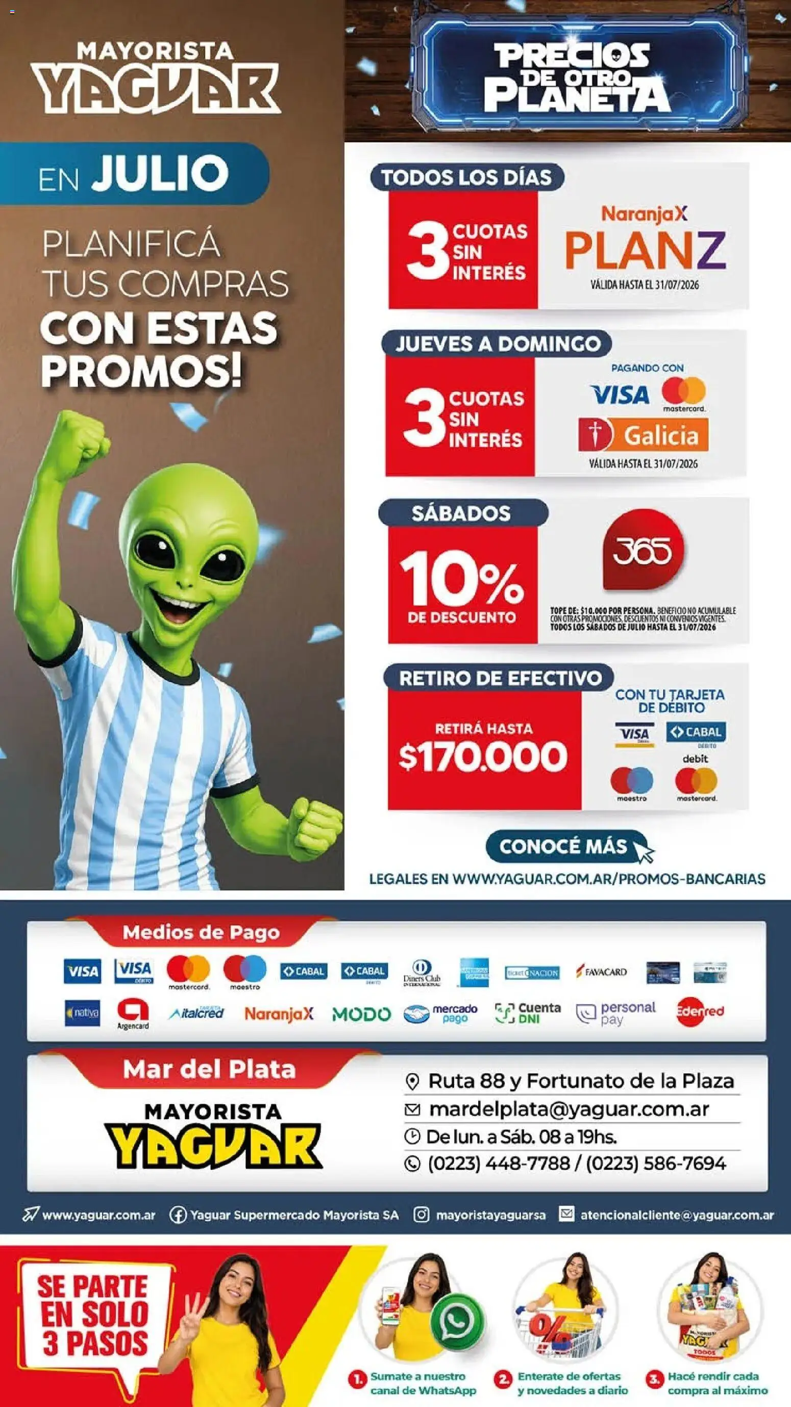 Yaguar - Oferta Semanal Mar del Plata │ válido desde el 06/07/2026 | Página: 18