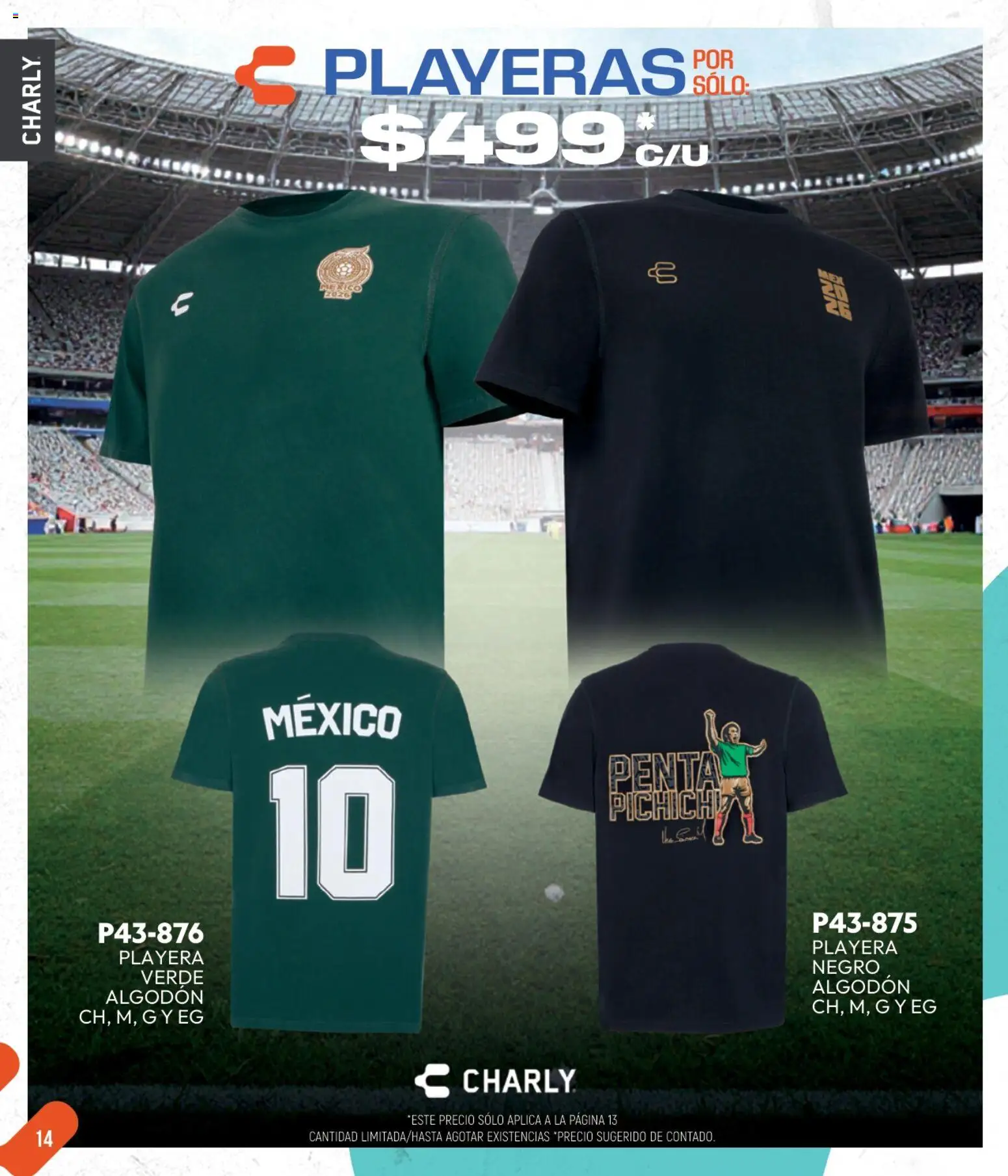 Nuevas ofertas de Cklass válidas en toda la República Mexicana desde el 01.06.2026. ¡Encuentra las mejores ofertas en Cklass catálogo Especial Charly! | Página: 14