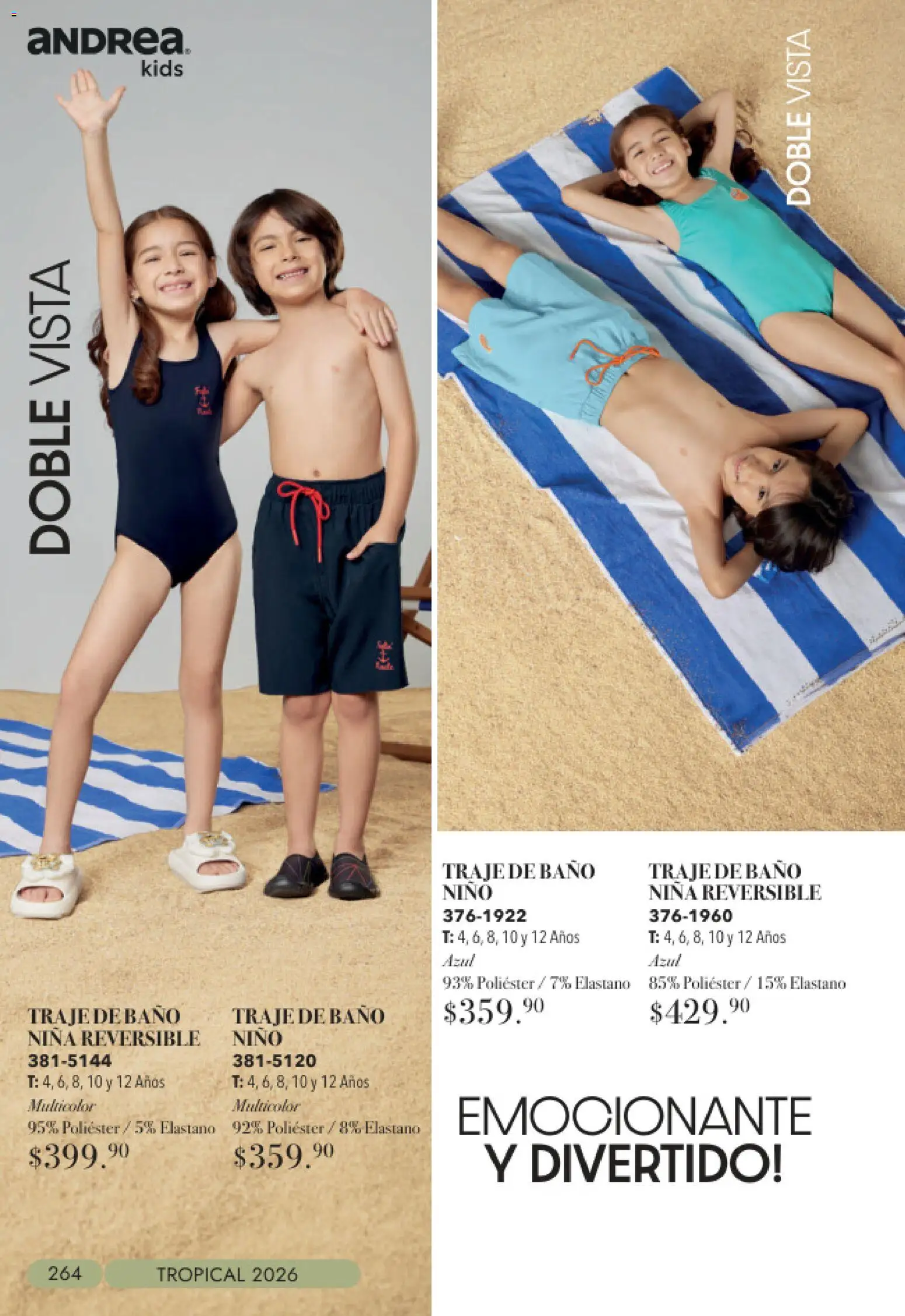 Nuevas ofertas de Andrea válidas en toda la República Mexicana desde el 23/08/2026. ¡Encuentra las mejores ofertas en Andrea catálogo Tropical! | Página: 264