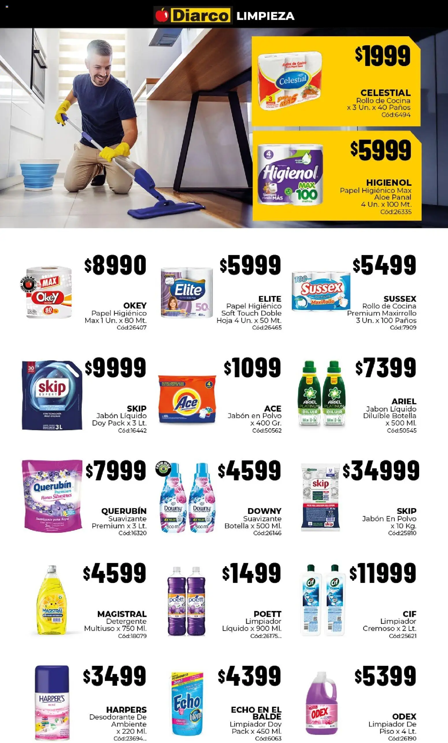 Diarco - Ofertas en Tierra del Fuego │ válido desde el 14/09/2026 | Página: 8 | Productos: Papel higiénico, Suavizante para ropa, Jabón líquido, Jabón en polvo