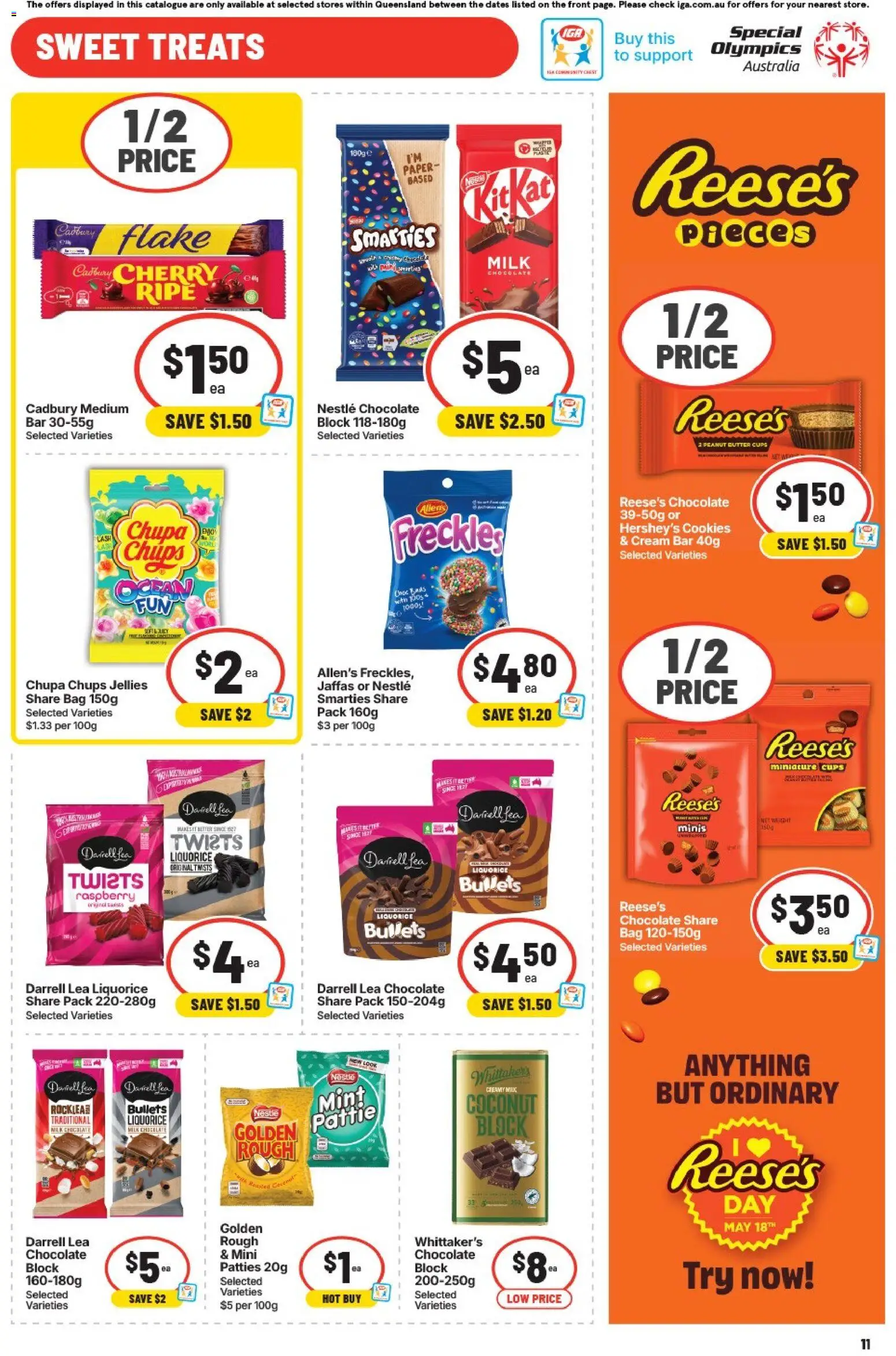 IGA catalogue - valid from 13.05.2026 | Page: 12 | Products: Milk, Ginger, Pizza, Muffins