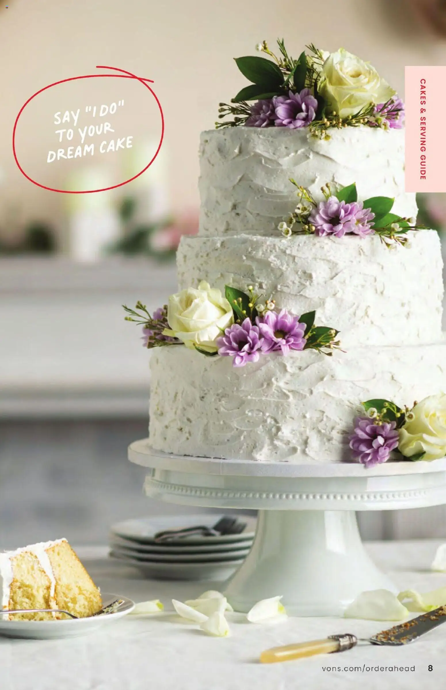 Vons Entertaining Guide - valid from 10/01/2025 | Page: 9 | Products: Cake