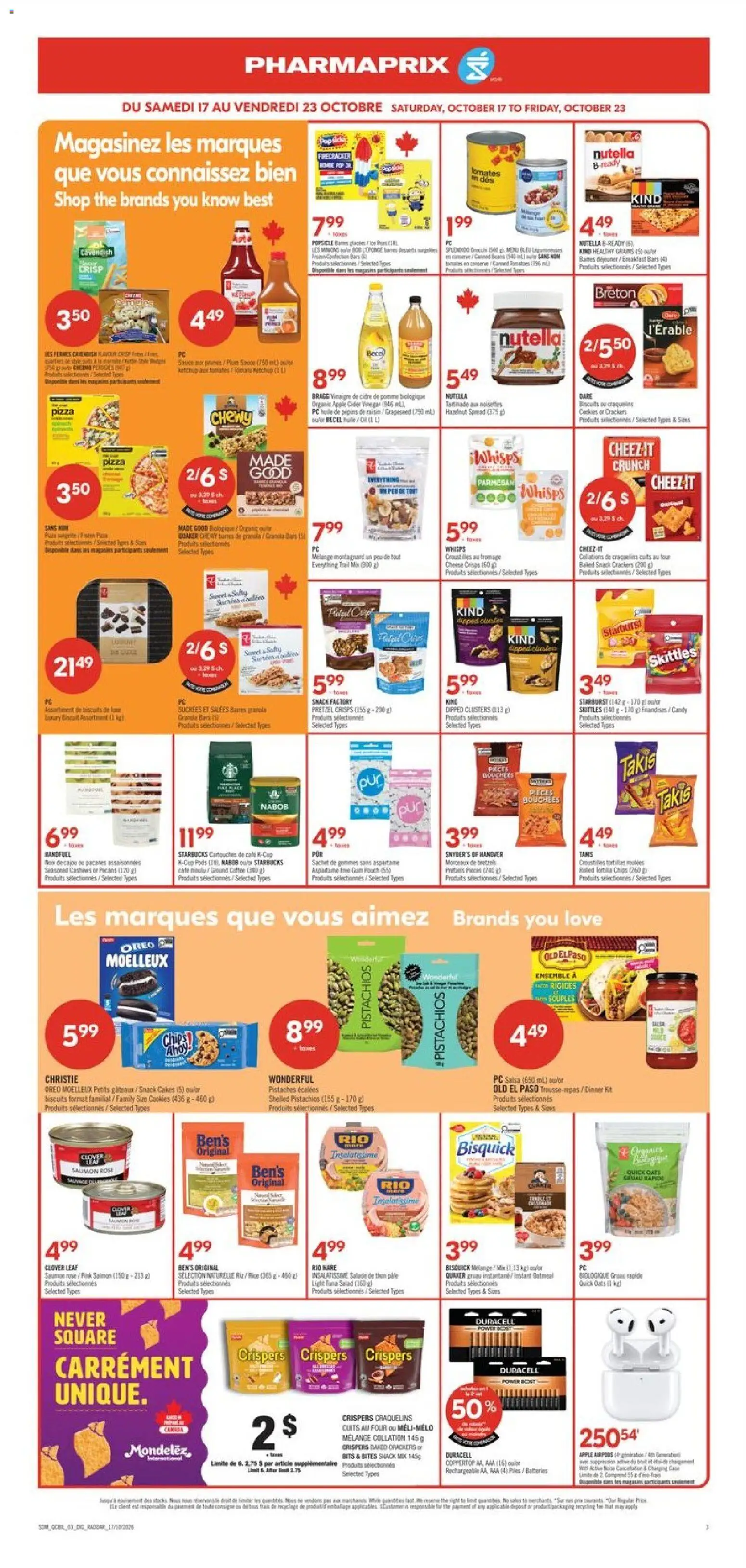 Pharmaprix flyer valid from Oct 17, 2026 | Page: 20