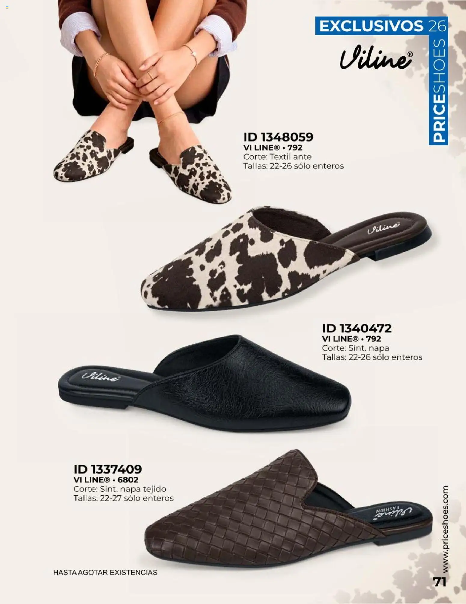Nuevas ofertas de Price Shoes válidas en toda la República Mexicana desde el 01/10/2026. ¡Encuentra las mejores ofertas en Price Shoes catálogo Exclusivos! | Página: 71